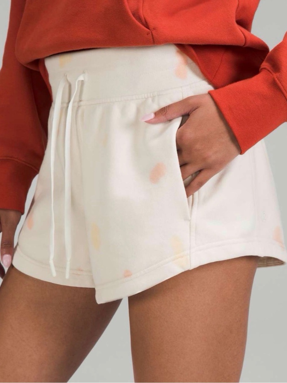 Lululemon Inner Glow High-Rise Short 3" Cream